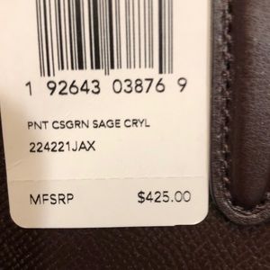 Coach satchel with crossbody strap